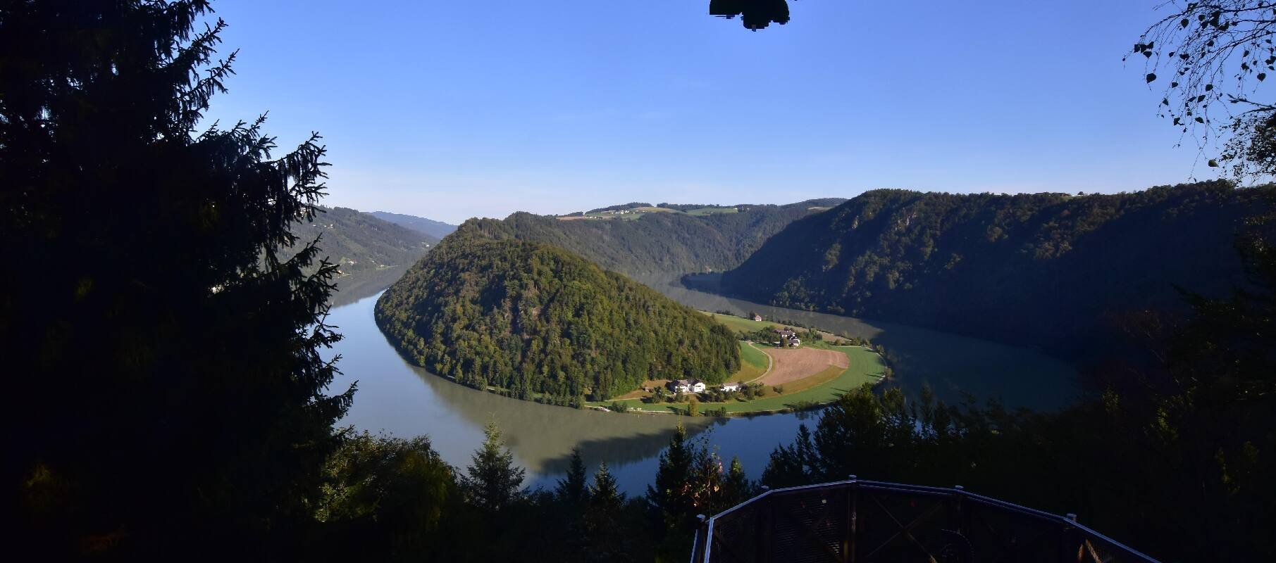 Archiv Foto Webcam Schlögener Schlinge im Oberen Donautal