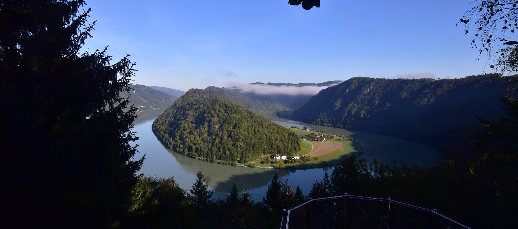 Archiv Foto Webcam Schlögener Schlinge im Oberen Donautal