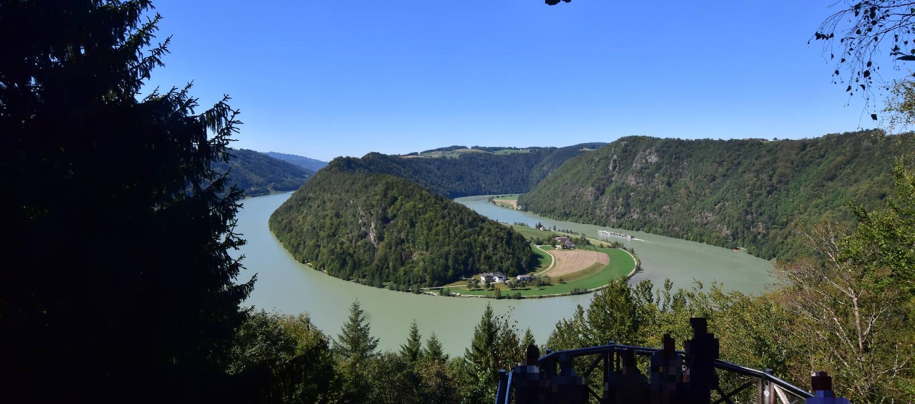 Archiv Foto Webcam Schlögener Schlinge im Oberen Donautal