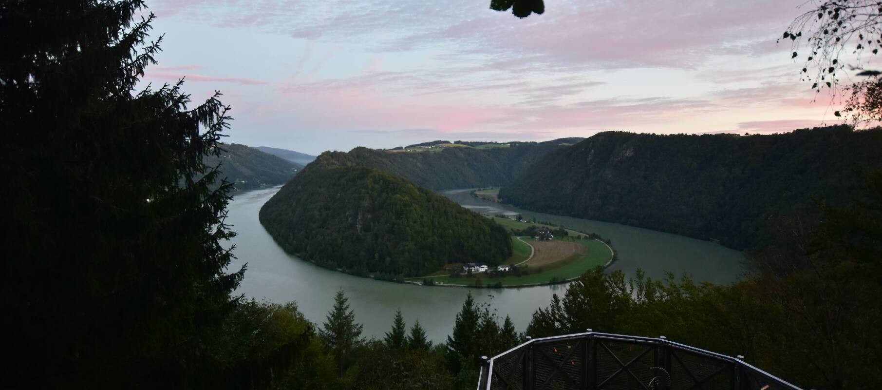Archiv Foto Webcam Schlögener Schlinge im Oberen Donautal