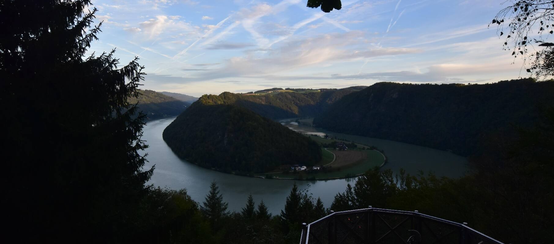 Archiv Foto Webcam Schlögener Schlinge im Oberen Donautal