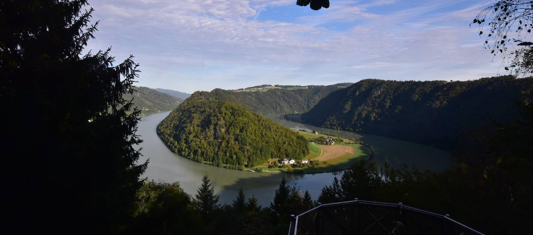 Archiv Foto Webcam Schlögener Schlinge im Oberen Donautal