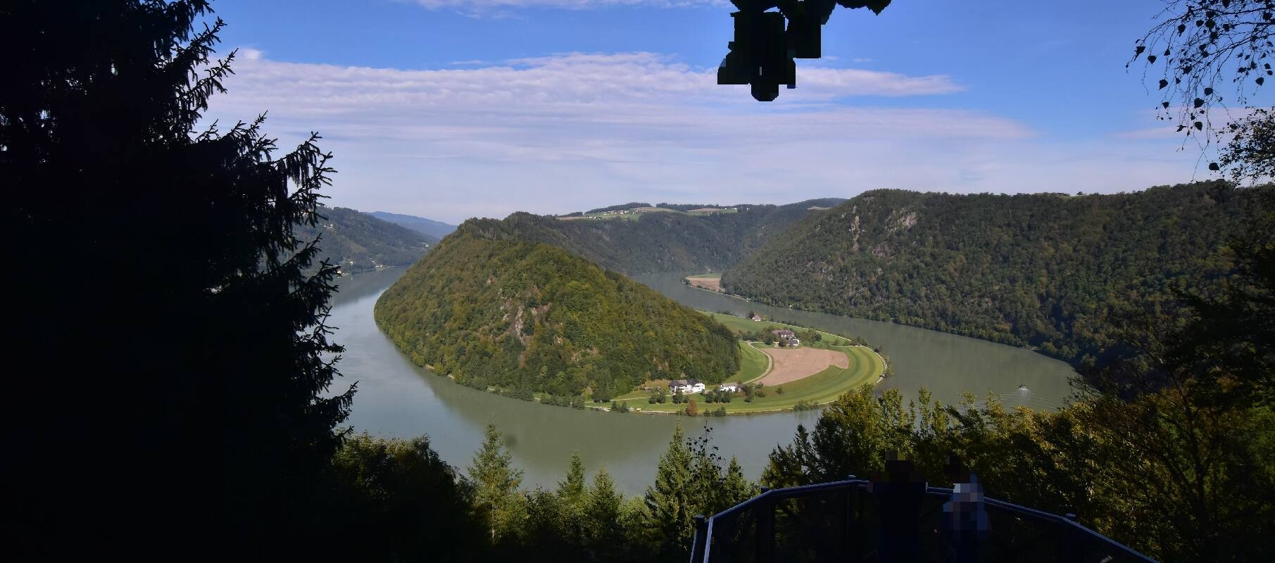 Archiv Foto Webcam Schlögener Schlinge im Oberen Donautal