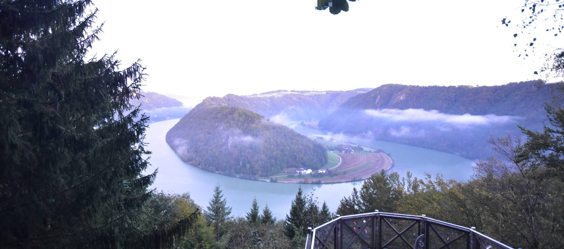 Archived image Webcam Haibach: Schlögener Donauschlinge