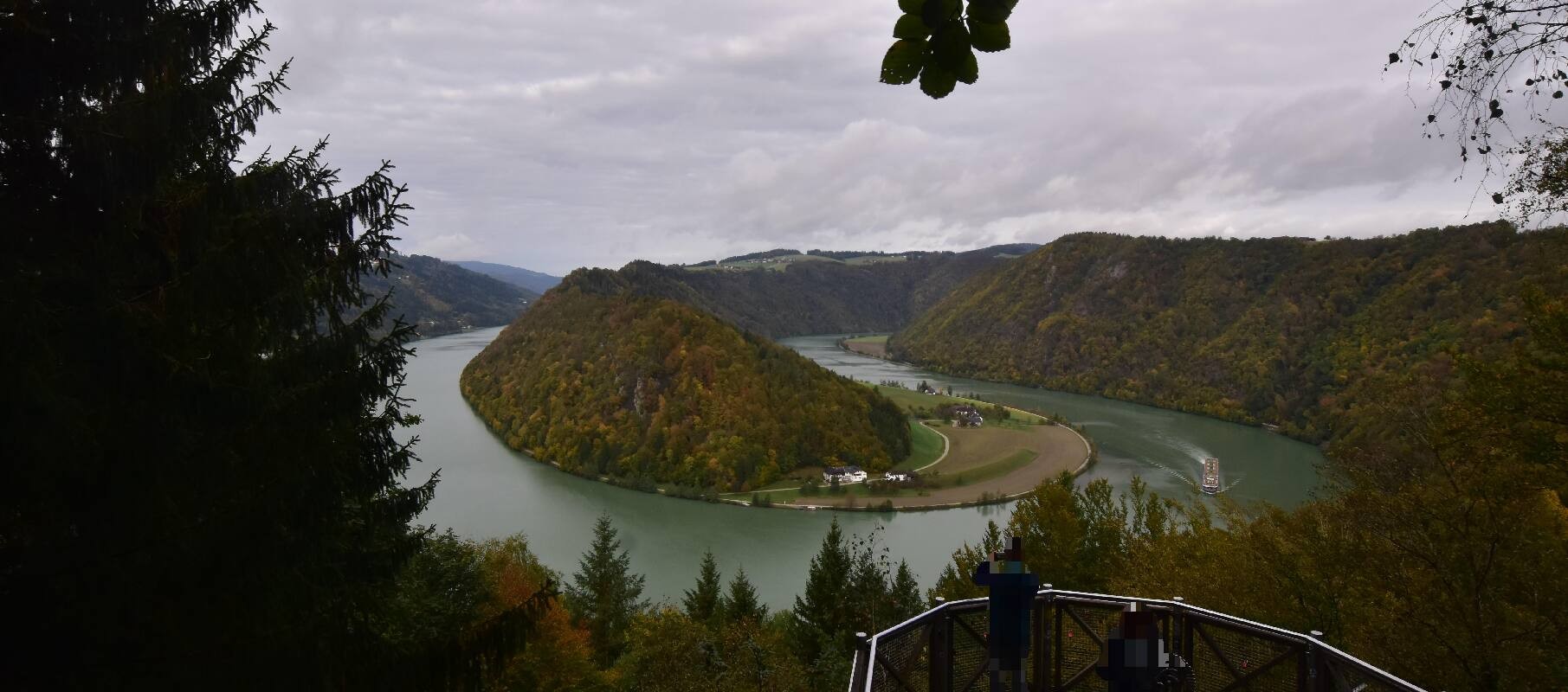 Archiv Foto Webcam Schlögener Schlinge im Oberen Donautal