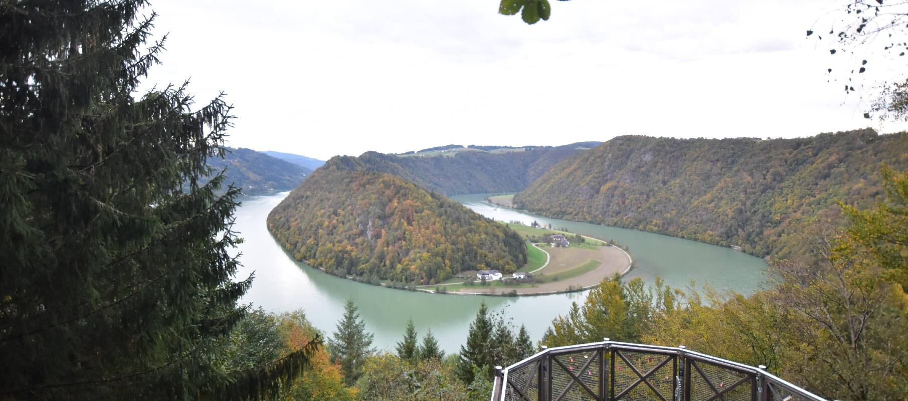Archiv Foto Webcam Schlögener Schlinge im Oberen Donautal