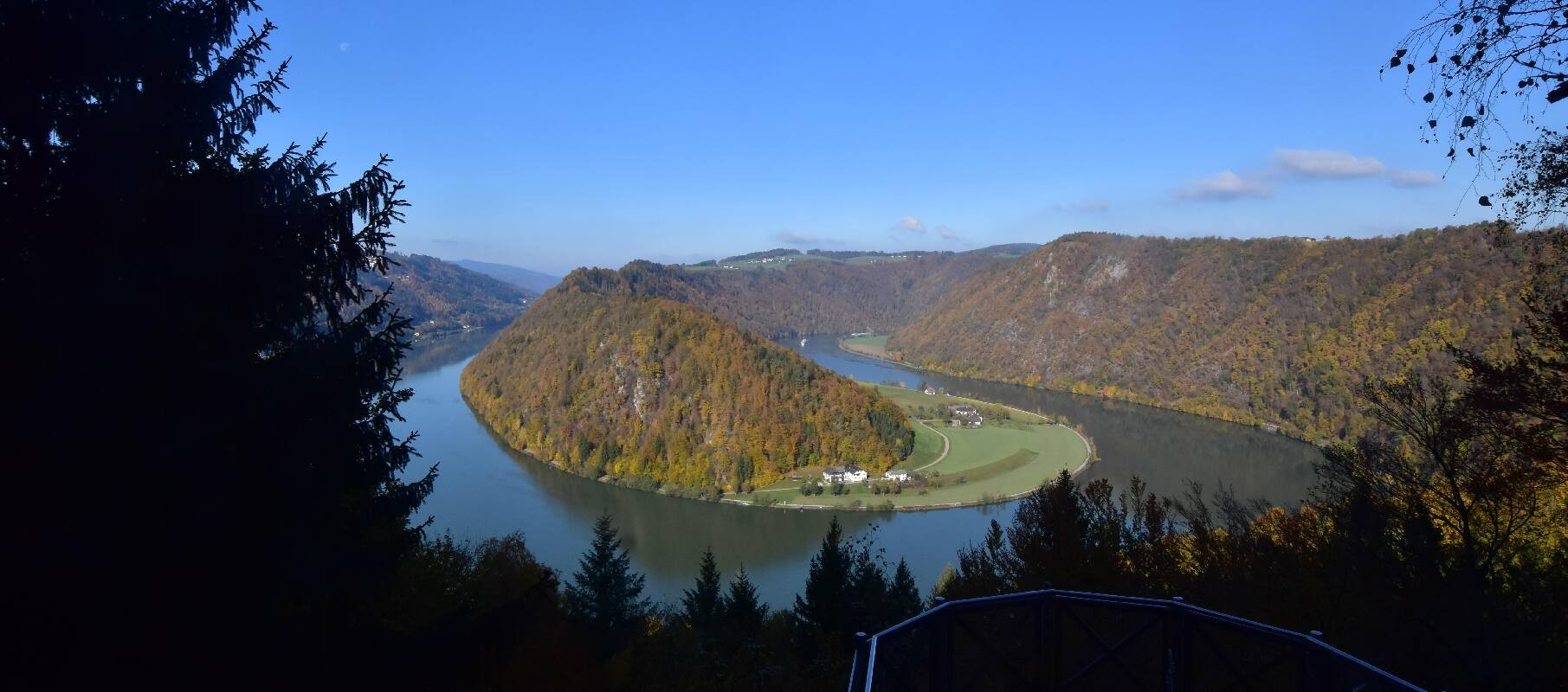 Archiv Foto Webcam Schlögener Schlinge im Oberen Donautal