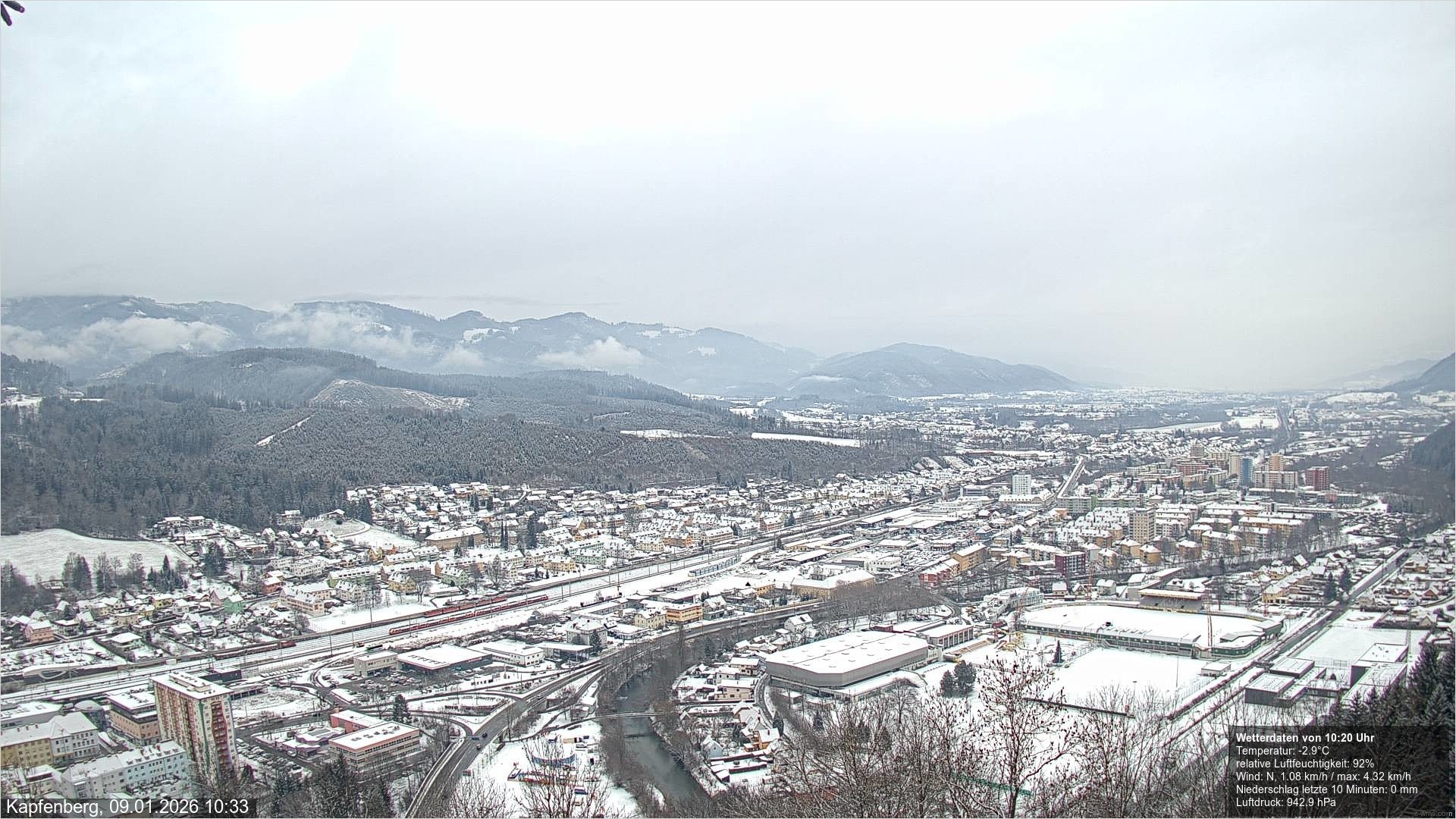 Archiv Foto Webcam Kapfenberg - Burg Oberkapfenberg