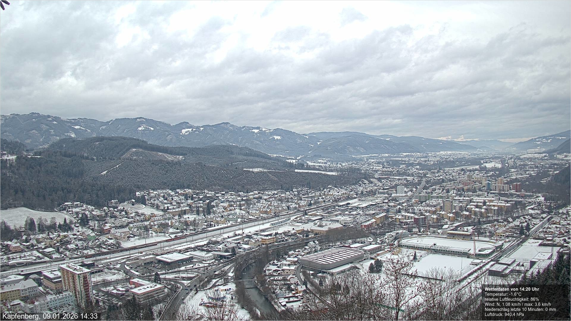 Archiv Foto Webcam Kapfenberg - Burg Oberkapfenberg