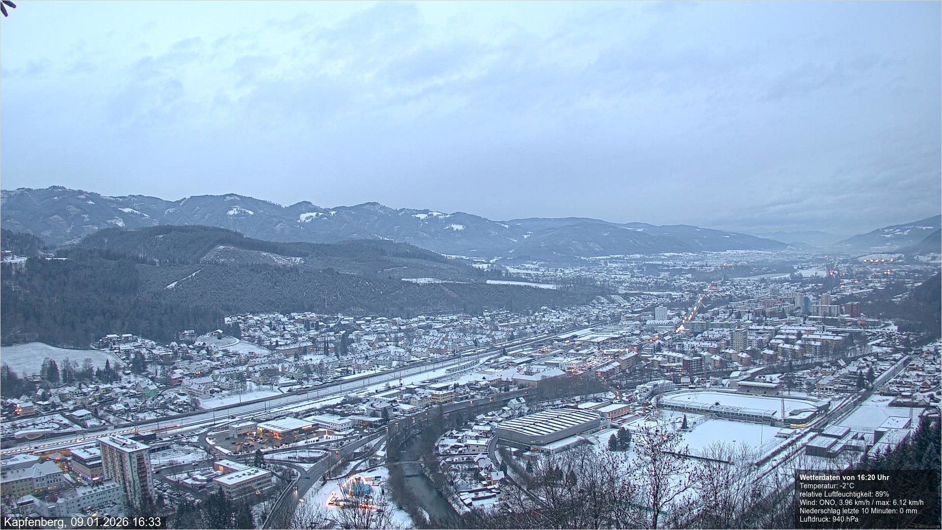 Archiv Foto Webcam Kapfenberg - Burg Oberkapfenberg