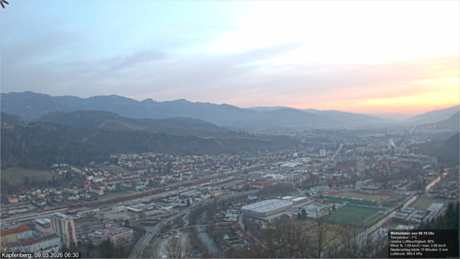 Archiv Foto Webcam Kapfenberg - Burg Oberkapfenberg