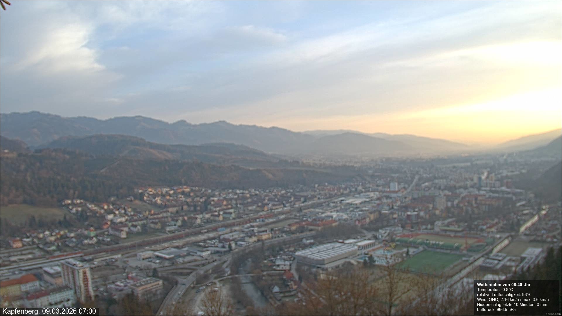 Archiv Foto Webcam Kapfenberg - Burg Oberkapfenberg
