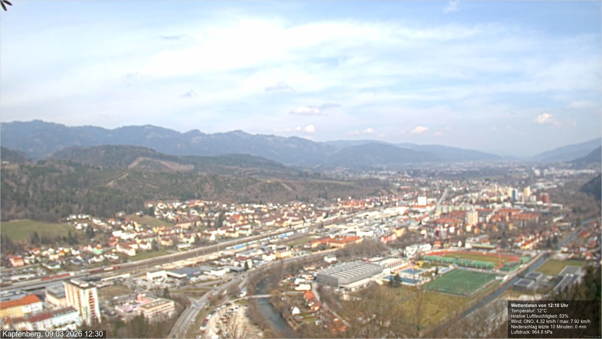 Archiv Foto Webcam Kapfenberg - Burg Oberkapfenberg