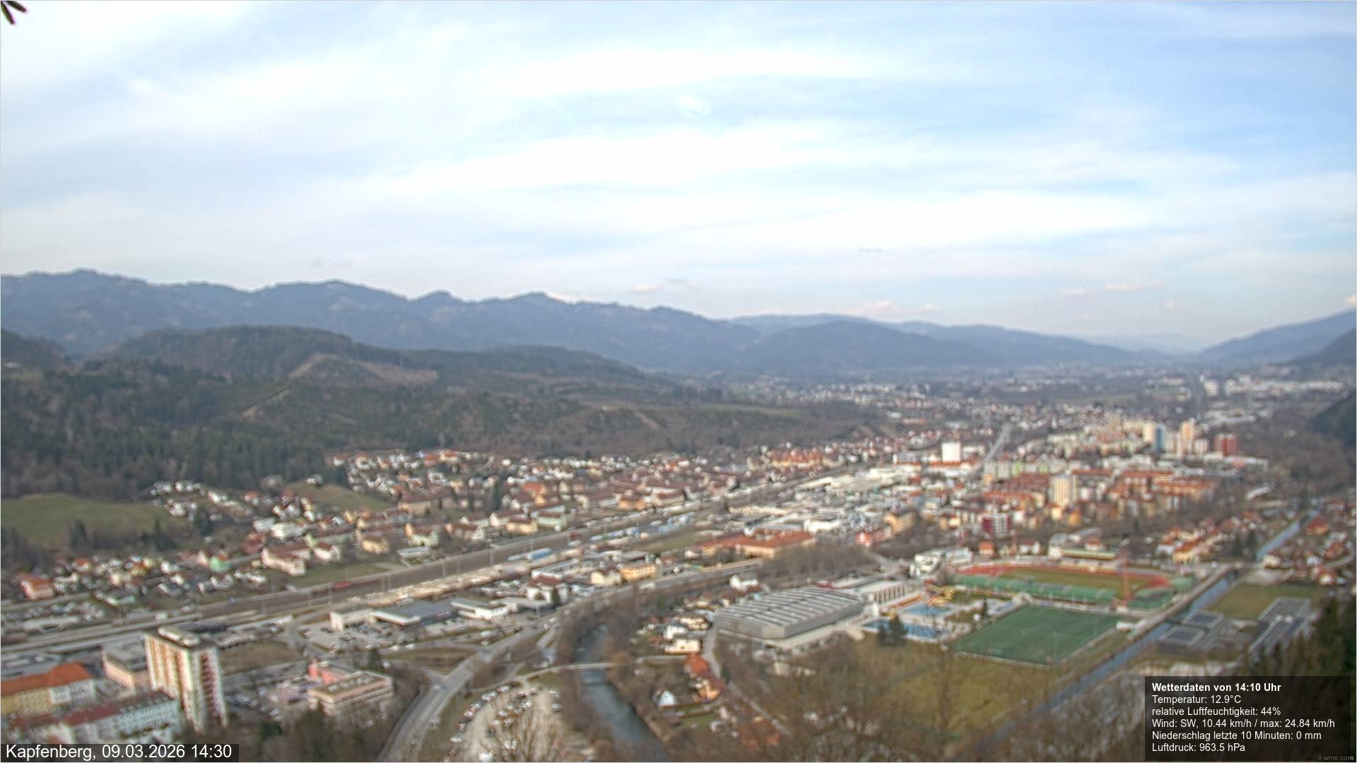 Archiv Foto Webcam Kapfenberg - Burg Oberkapfenberg