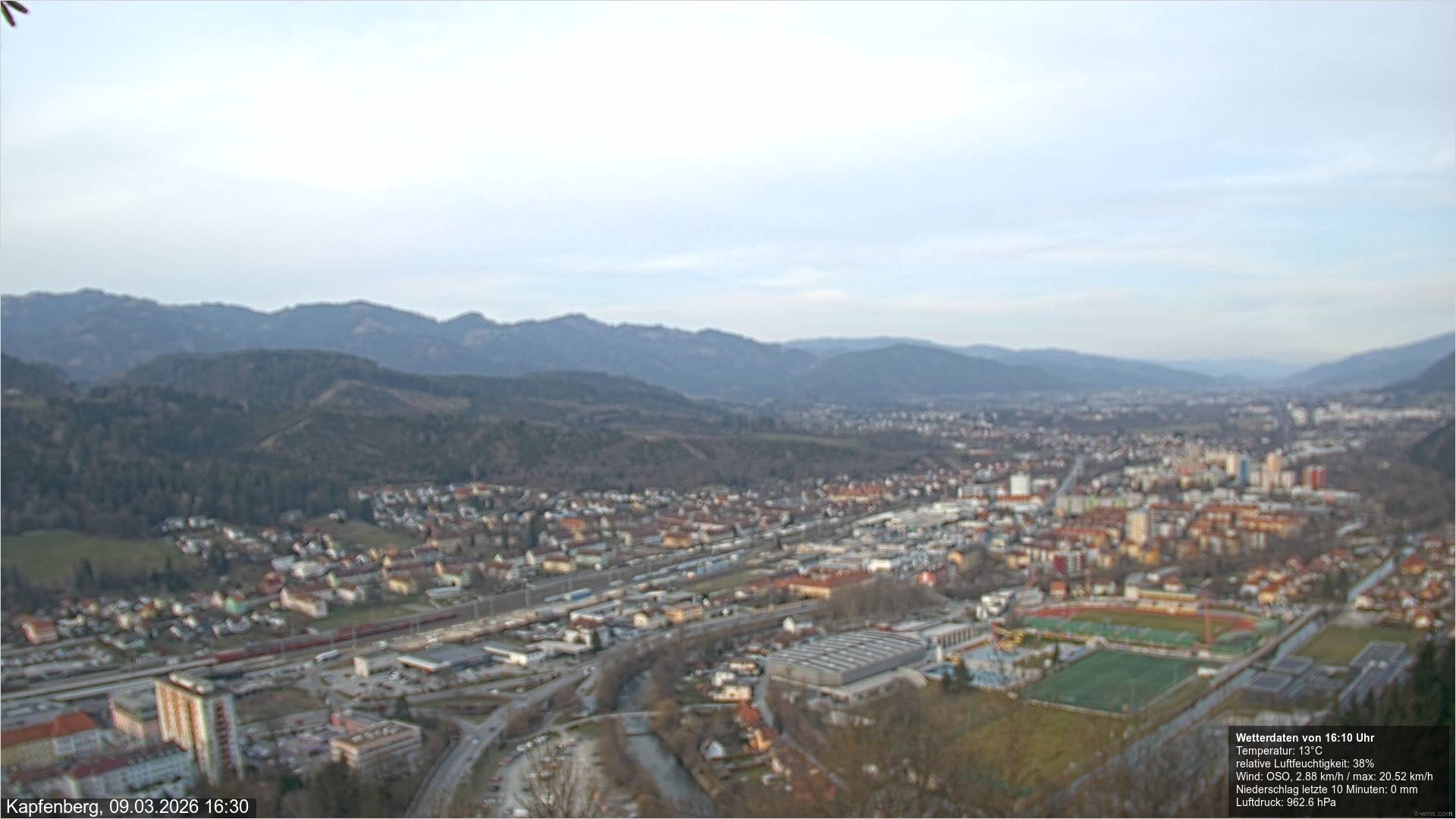 Archiv Foto Webcam Kapfenberg - Burg Oberkapfenberg