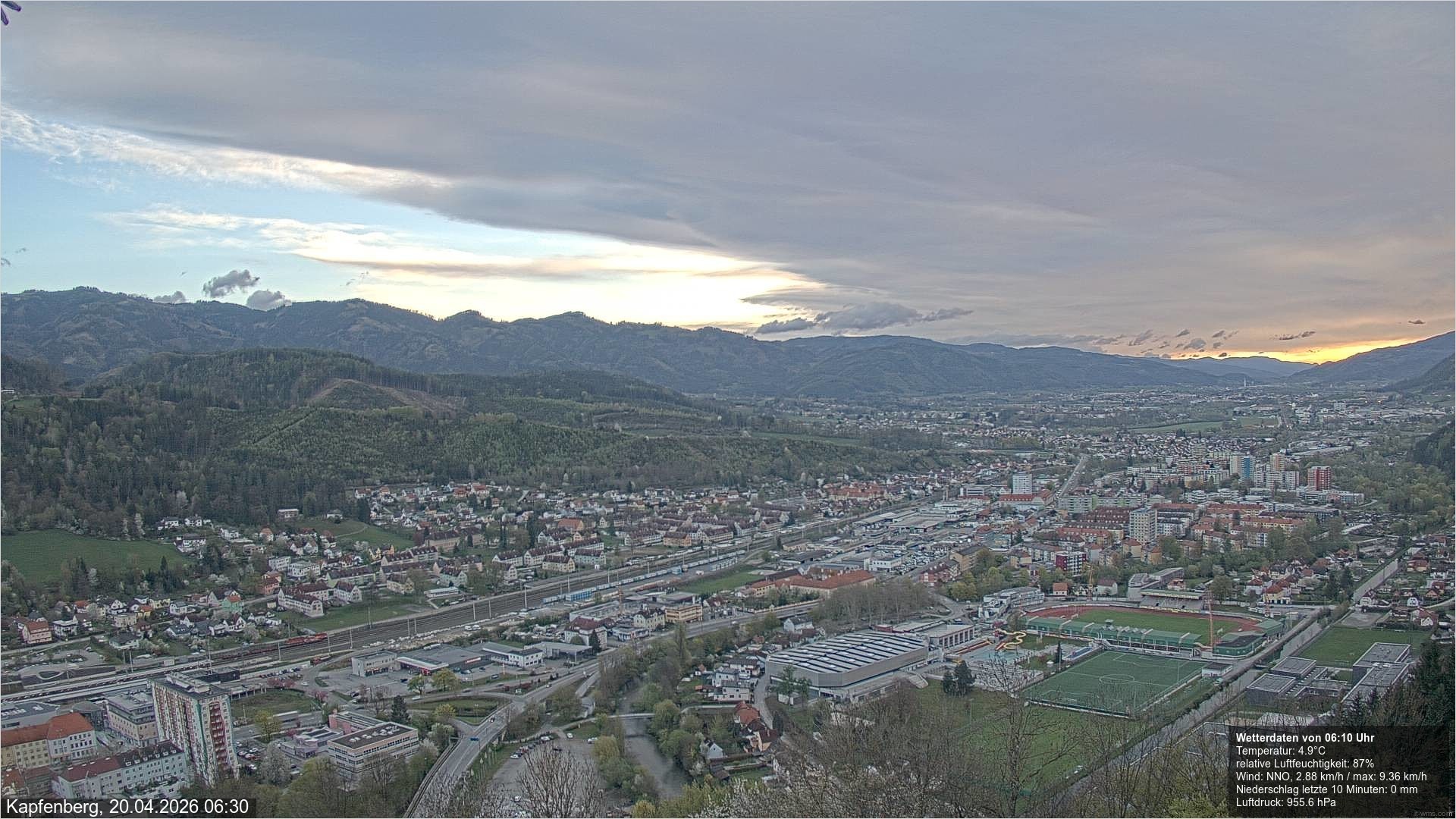 Archiv Foto Webcam Kapfenberg - Burg Oberkapfenberg