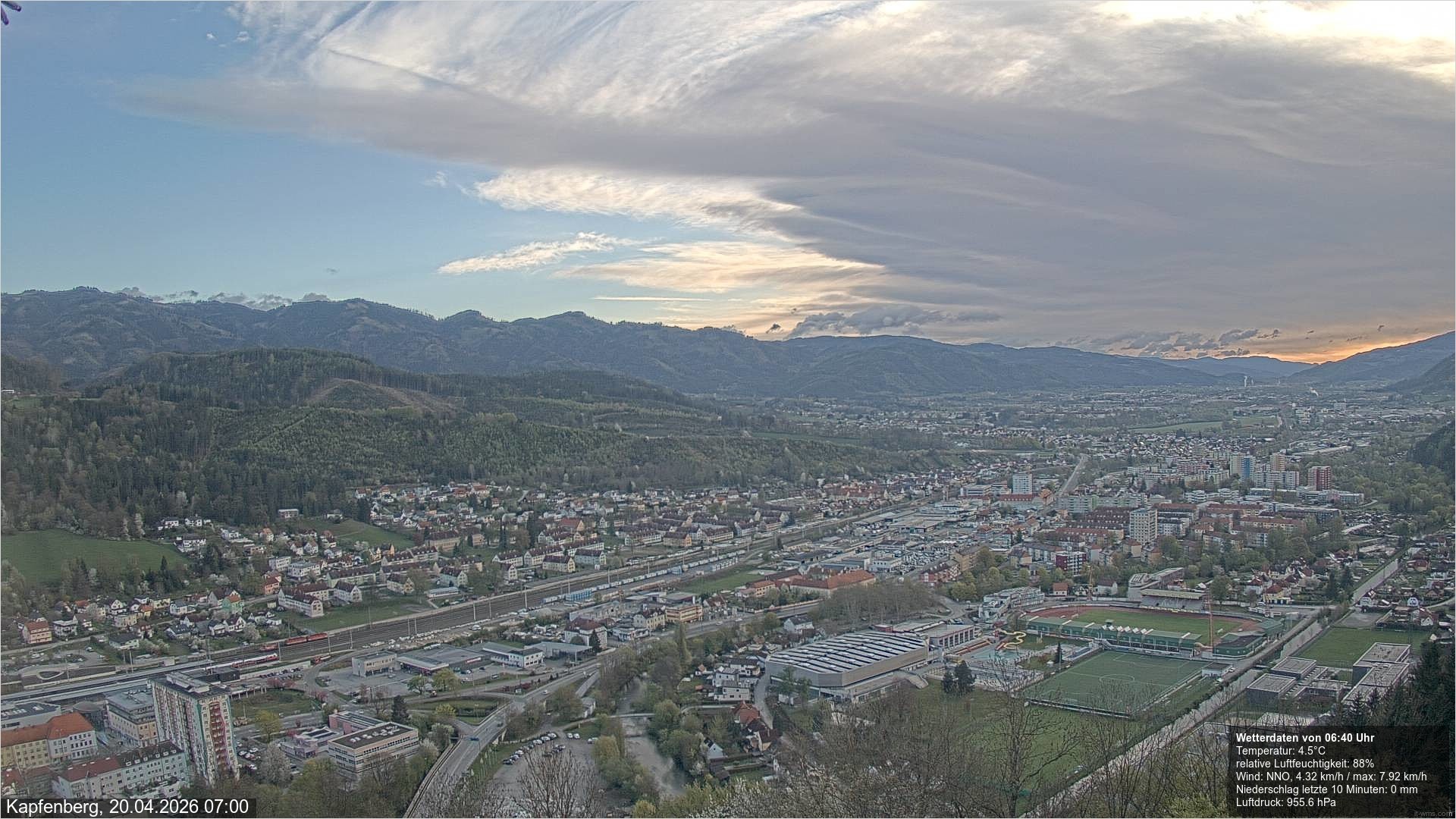 Archiv Foto Webcam Kapfenberg - Burg Oberkapfenberg