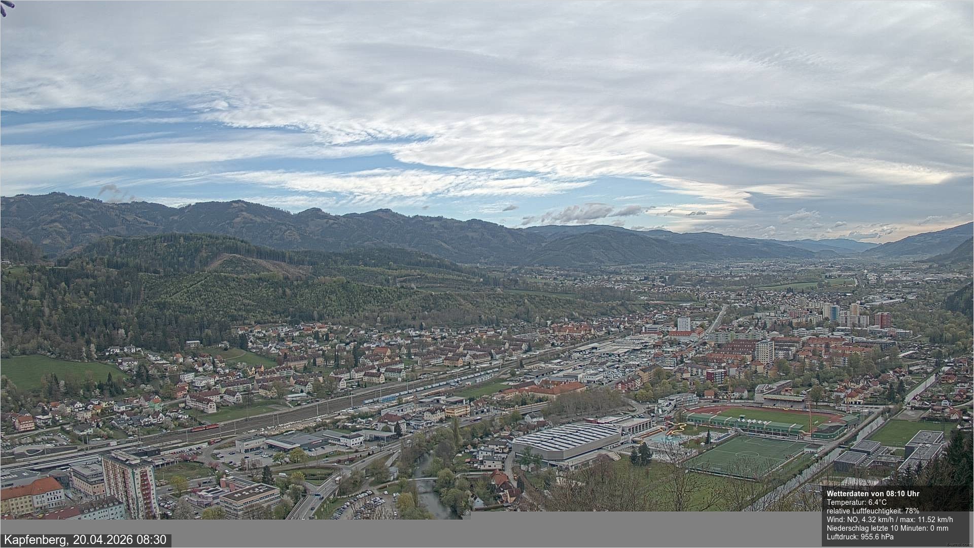 Archiv Foto Webcam Kapfenberg - Burg Oberkapfenberg