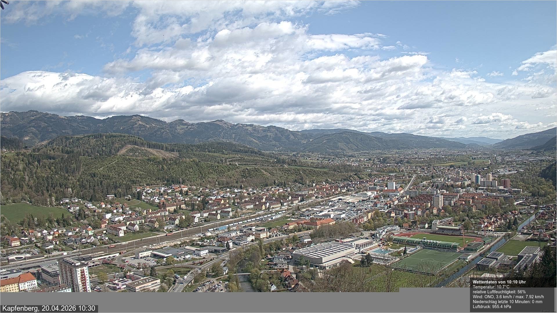 Archiv Foto Webcam Kapfenberg - Burg Oberkapfenberg