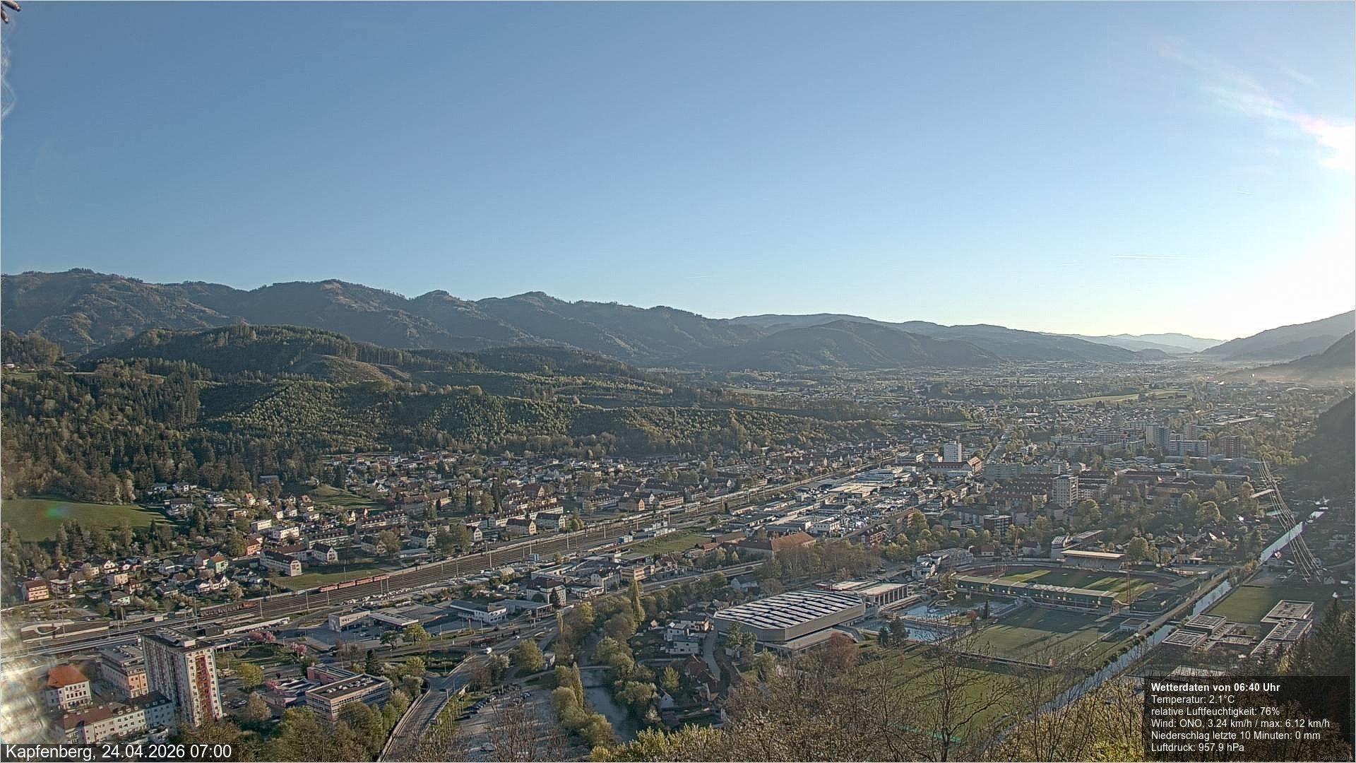 Archiv Foto Webcam Kapfenberg - Burg Oberkapfenberg