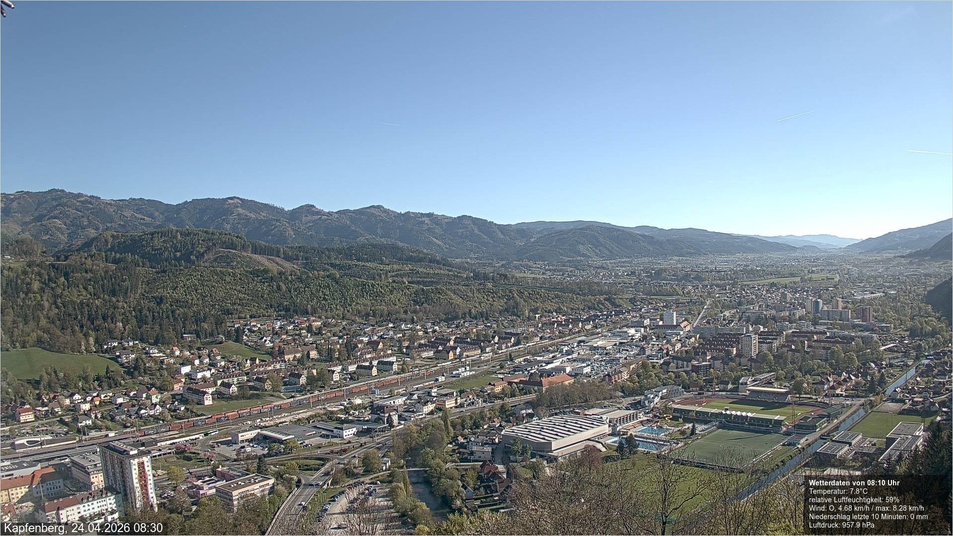 Archiv Foto Webcam Kapfenberg - Burg Oberkapfenberg