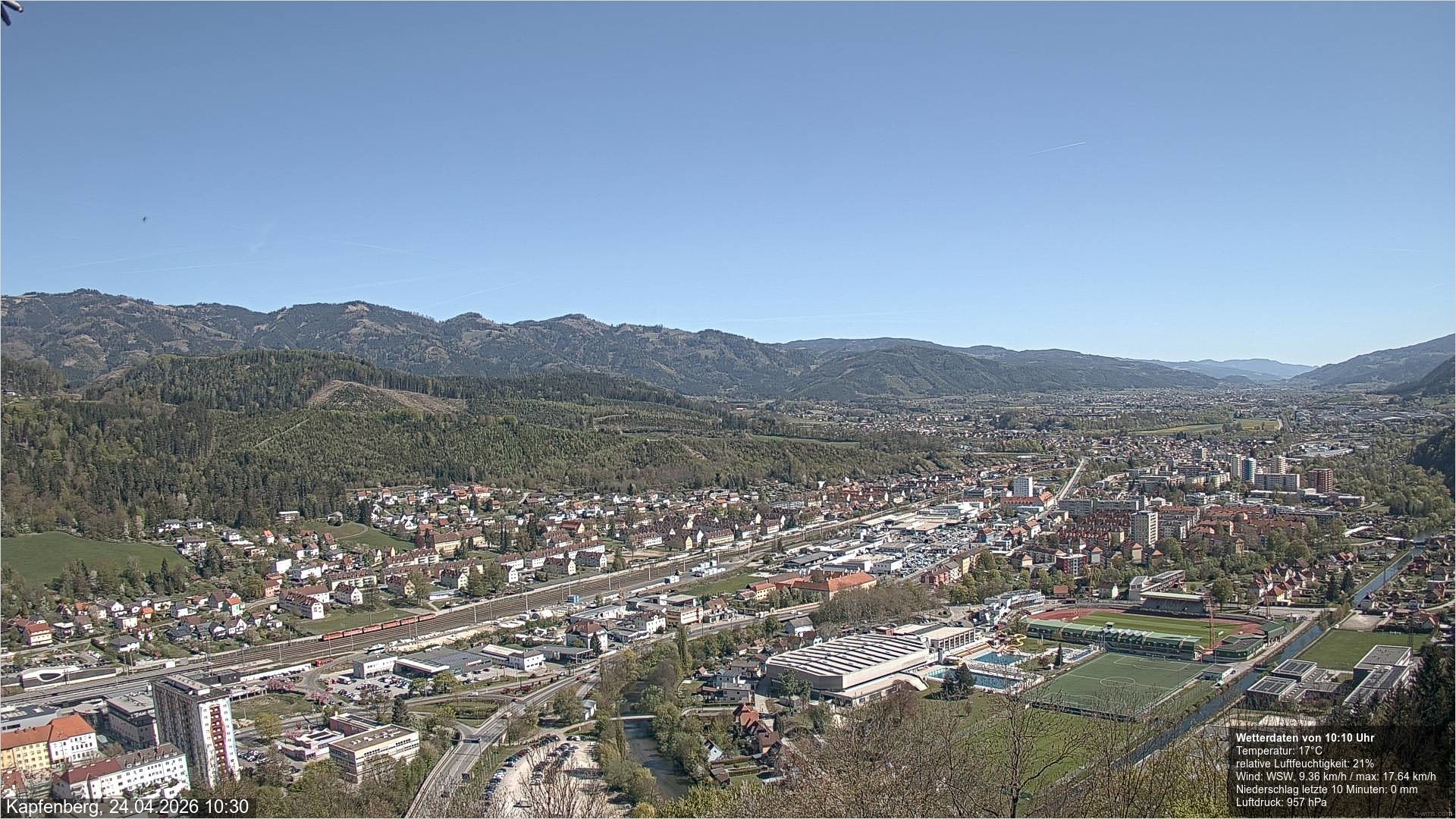 Archiv Foto Webcam Kapfenberg - Burg Oberkapfenberg