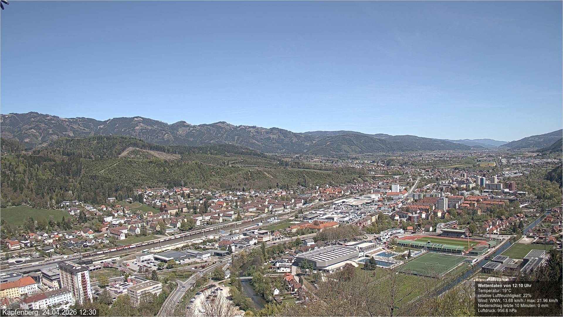 Archiv Foto Webcam Kapfenberg - Burg Oberkapfenberg