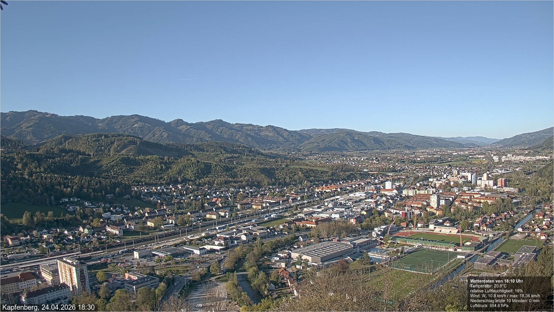 Archiv Foto Webcam Kapfenberg - Burg Oberkapfenberg