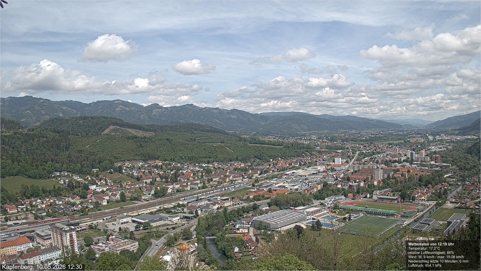 Archiv Foto Webcam Kapfenberg - Burg Oberkapfenberg