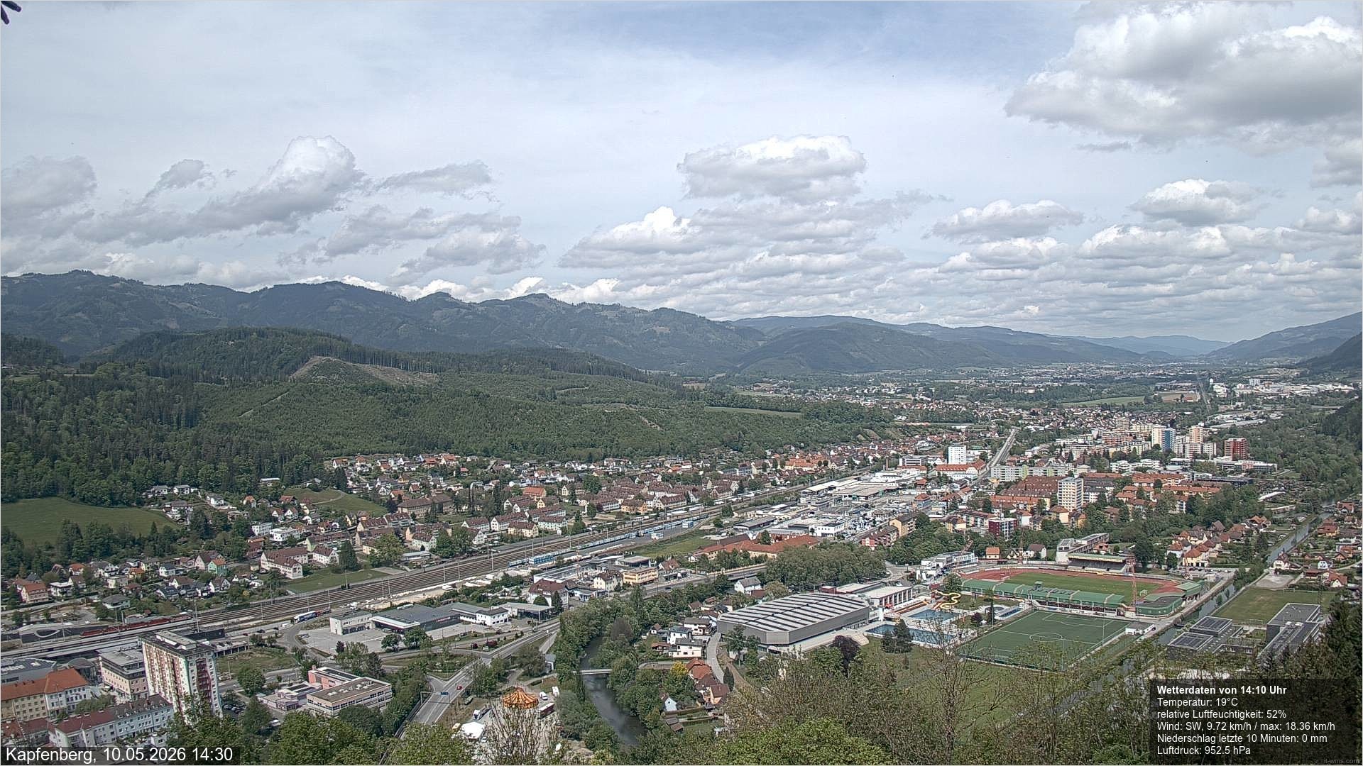 Archiv Foto Webcam Kapfenberg - Burg Oberkapfenberg