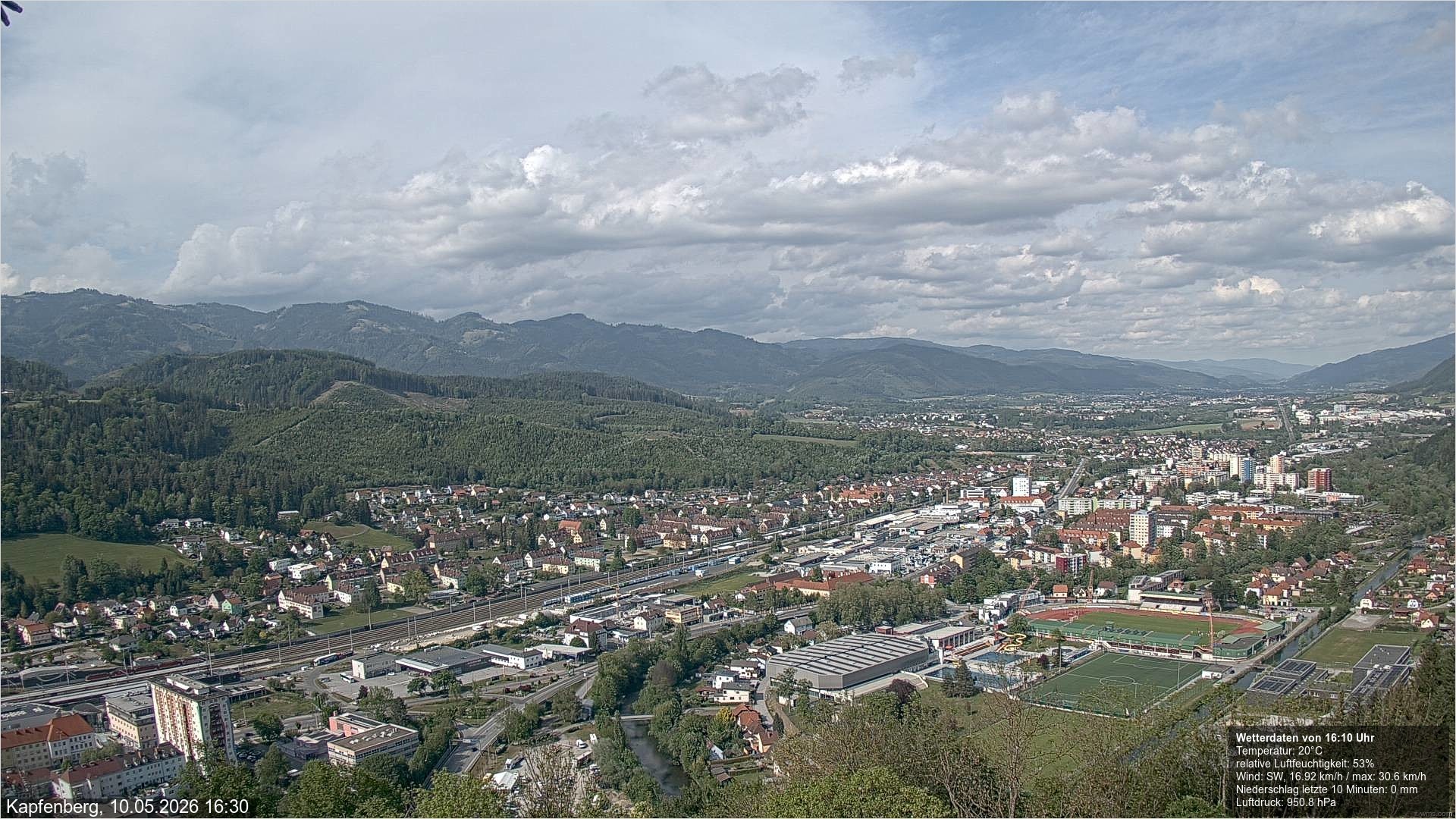 Archiv Foto Webcam Kapfenberg - Burg Oberkapfenberg