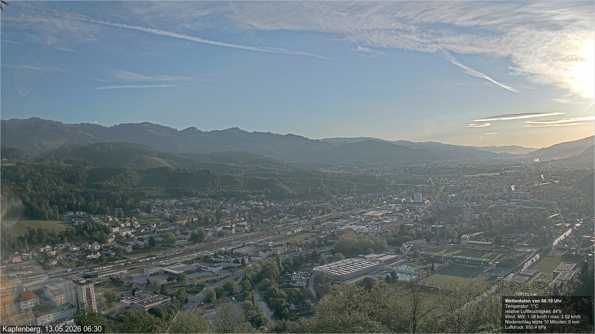 Archiv Foto Webcam Kapfenberg - Burg Oberkapfenberg
