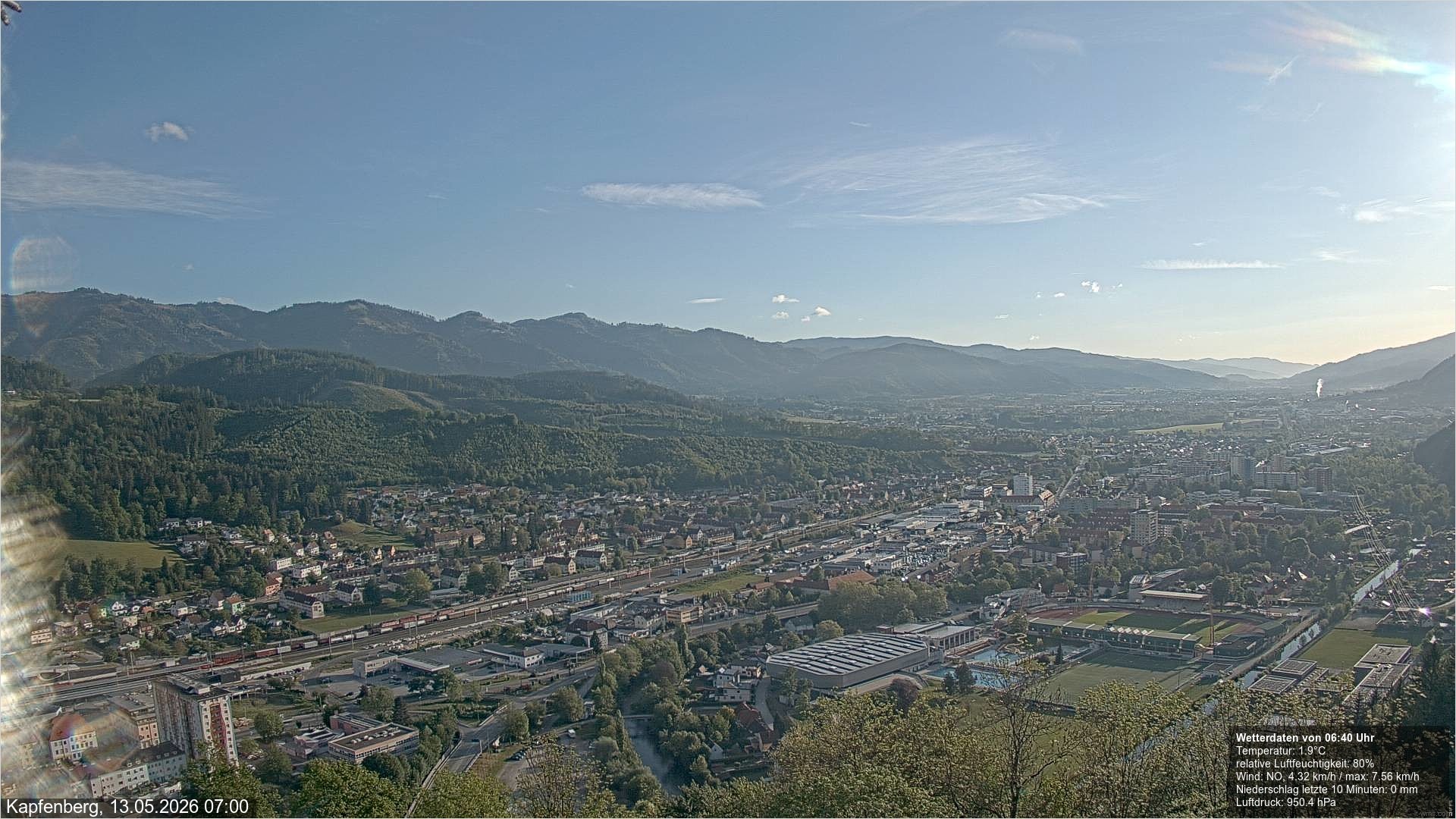 Archiv Foto Webcam Kapfenberg - Burg Oberkapfenberg