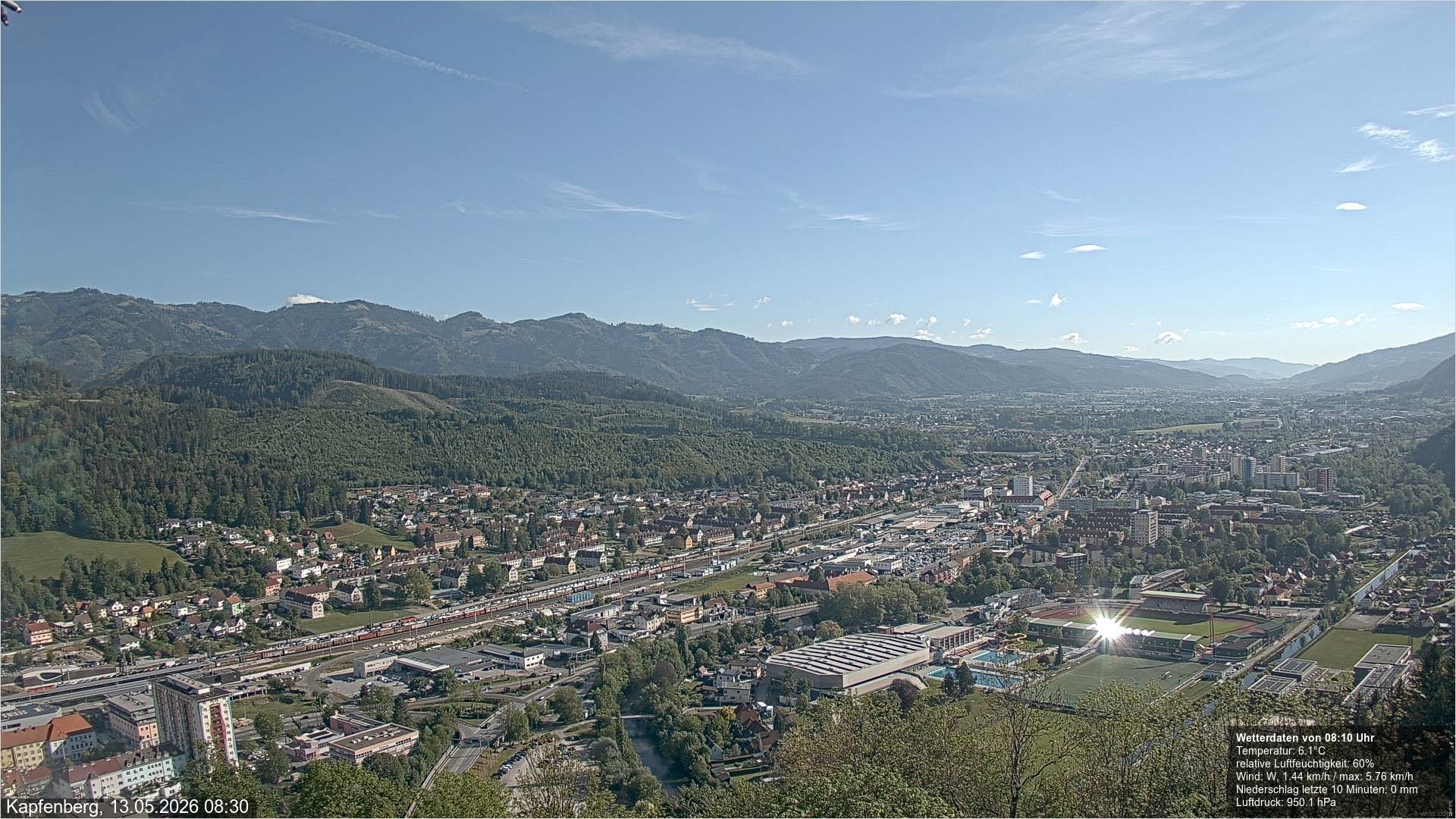 Archiv Foto Webcam Kapfenberg - Burg Oberkapfenberg