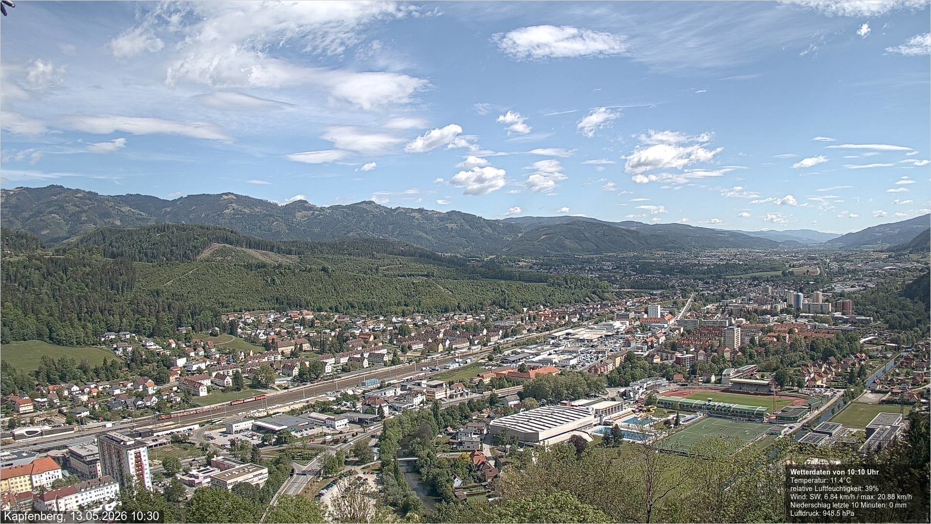 Archiv Foto Webcam Kapfenberg - Burg Oberkapfenberg