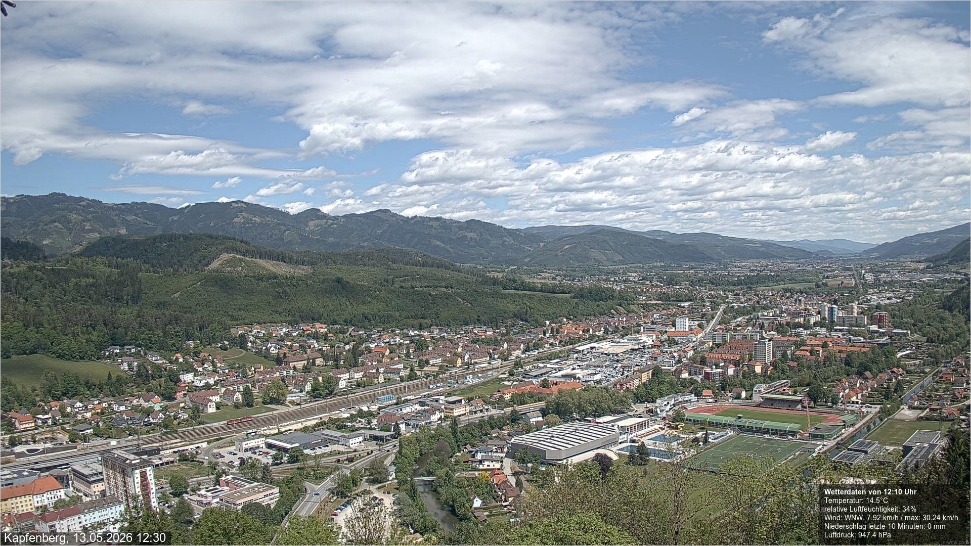 Archiv Foto Webcam Kapfenberg - Burg Oberkapfenberg