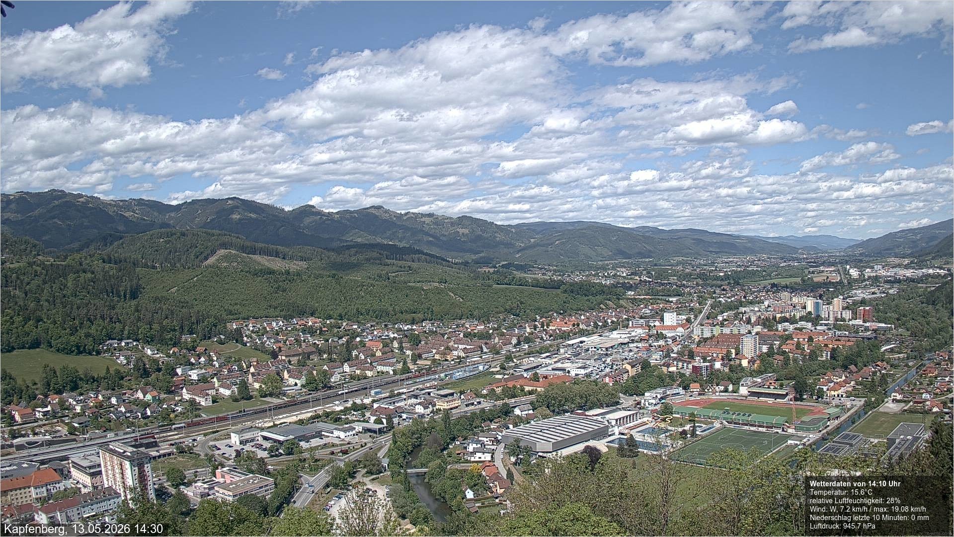 Archiv Foto Webcam Kapfenberg - Burg Oberkapfenberg
