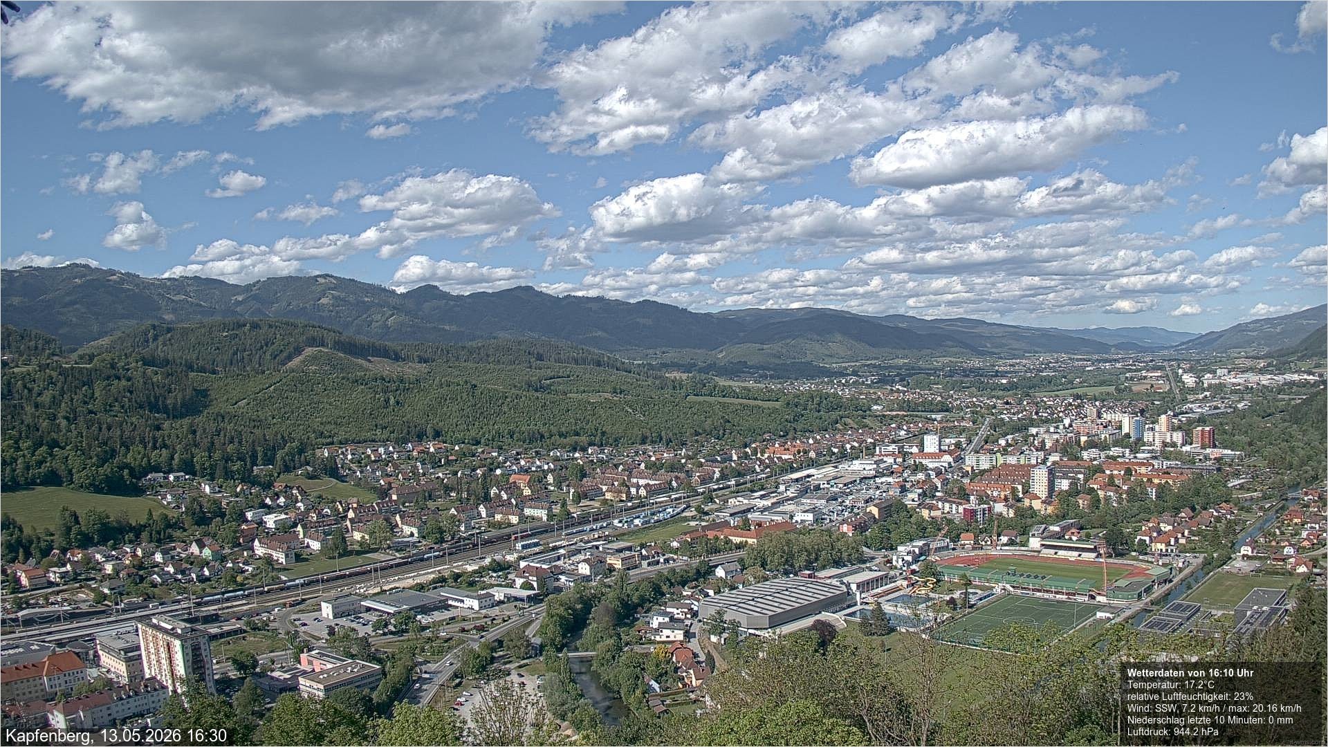 Archiv Foto Webcam Kapfenberg - Burg Oberkapfenberg