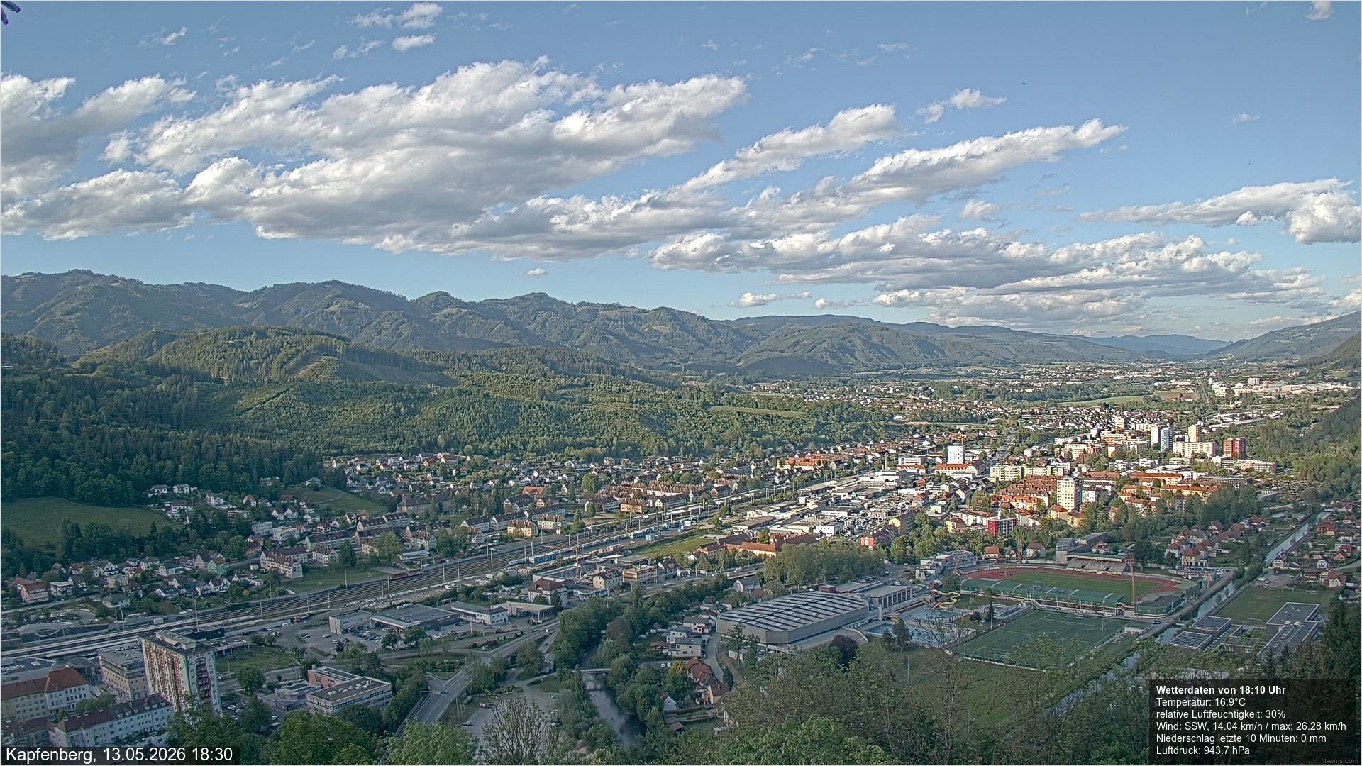 Archiv Foto Webcam Kapfenberg - Burg Oberkapfenberg