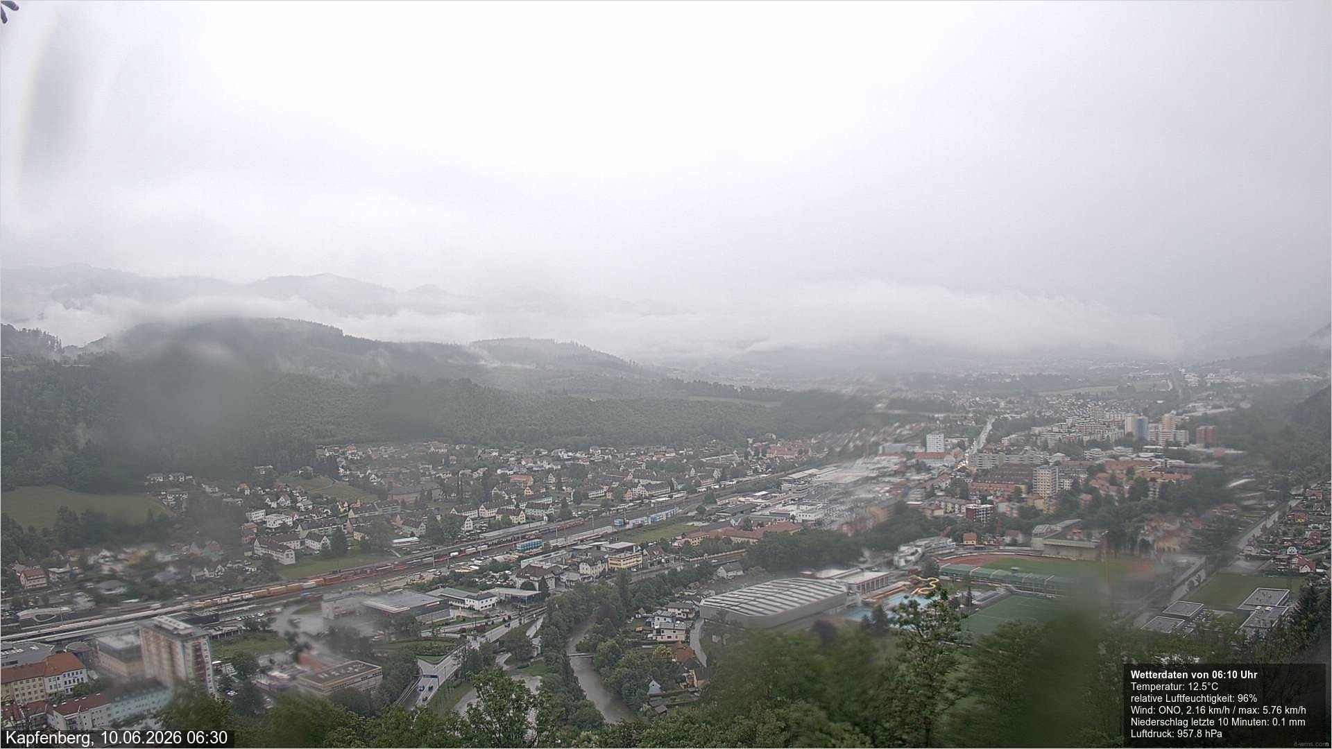Archiv Foto Webcam Kapfenberg - Burg Oberkapfenberg