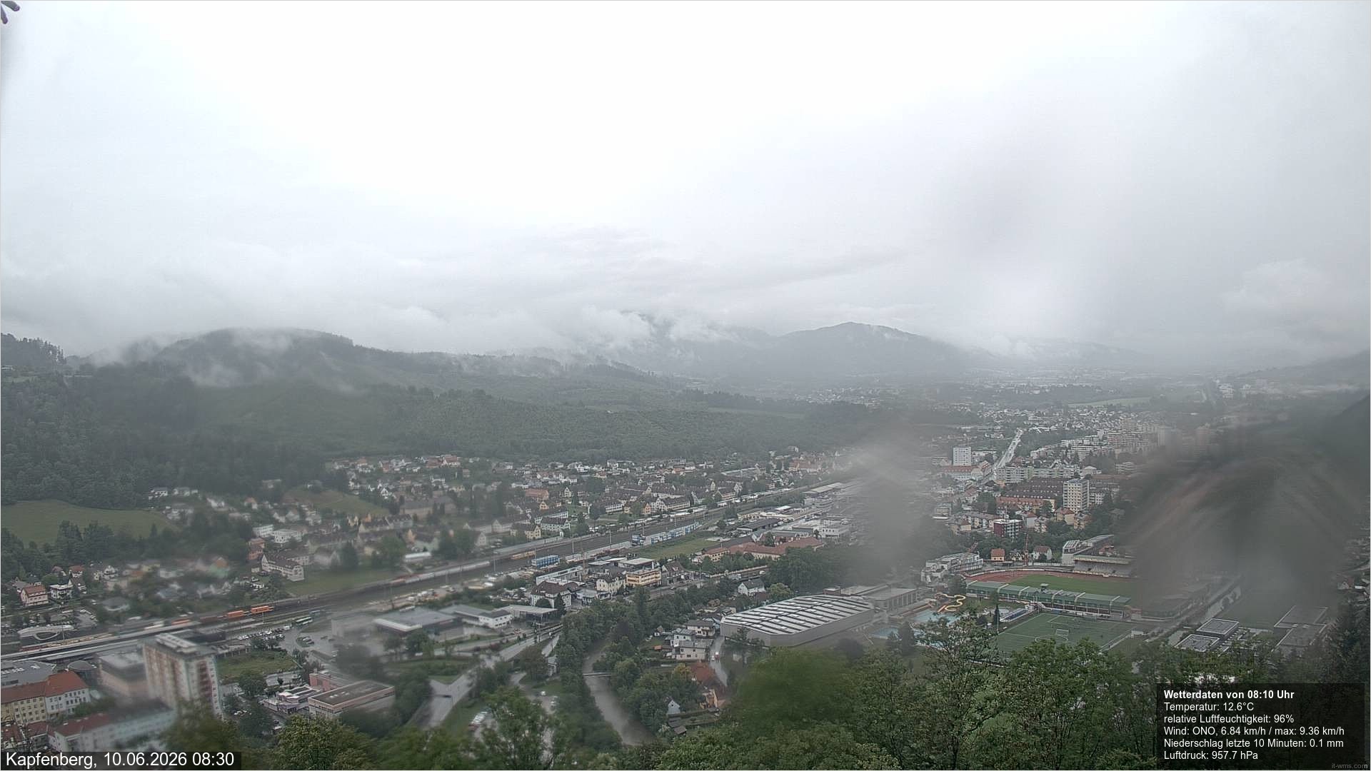 Archiv Foto Webcam Kapfenberg - Burg Oberkapfenberg