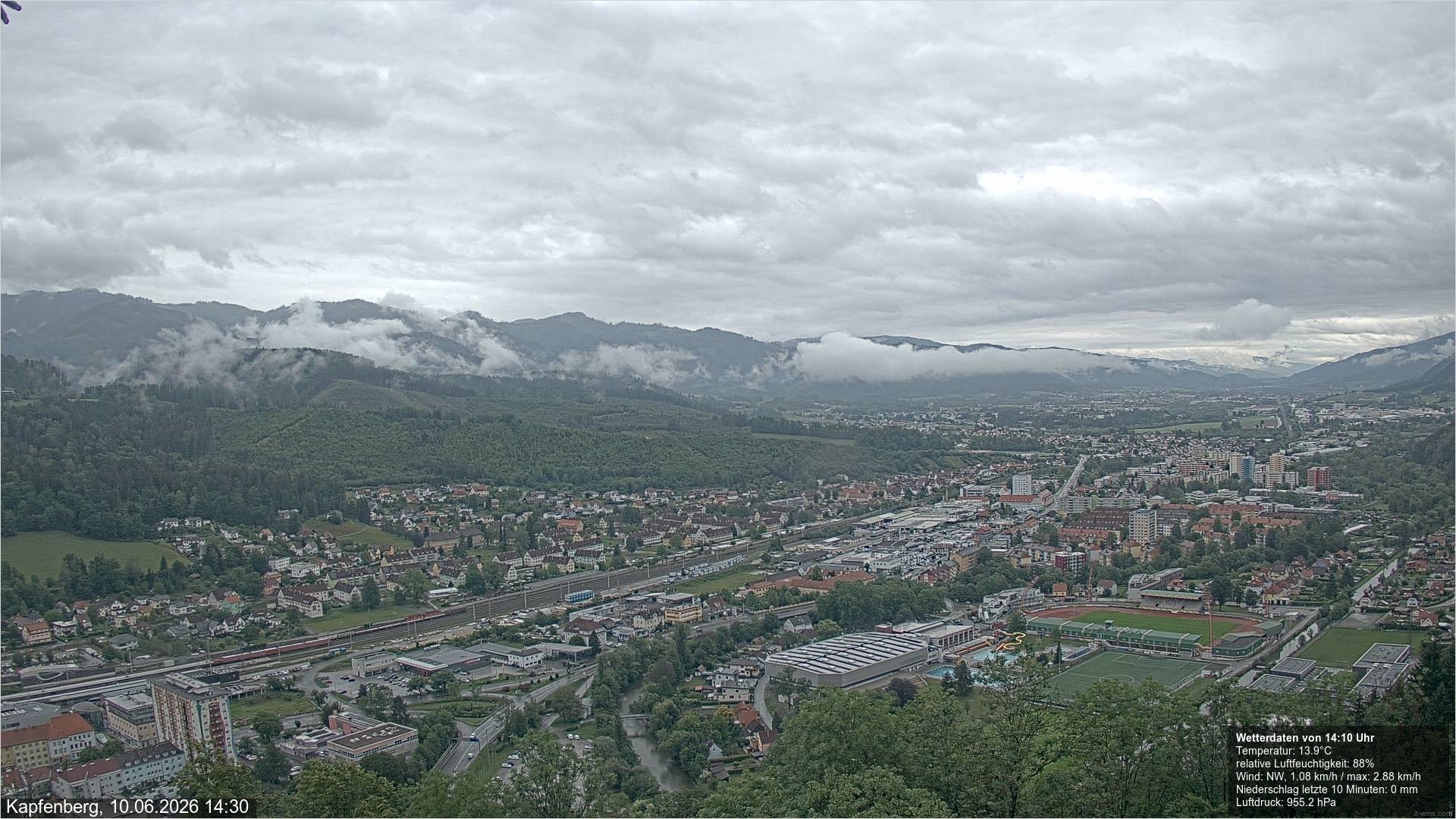 Archiv Foto Webcam Kapfenberg - Burg Oberkapfenberg