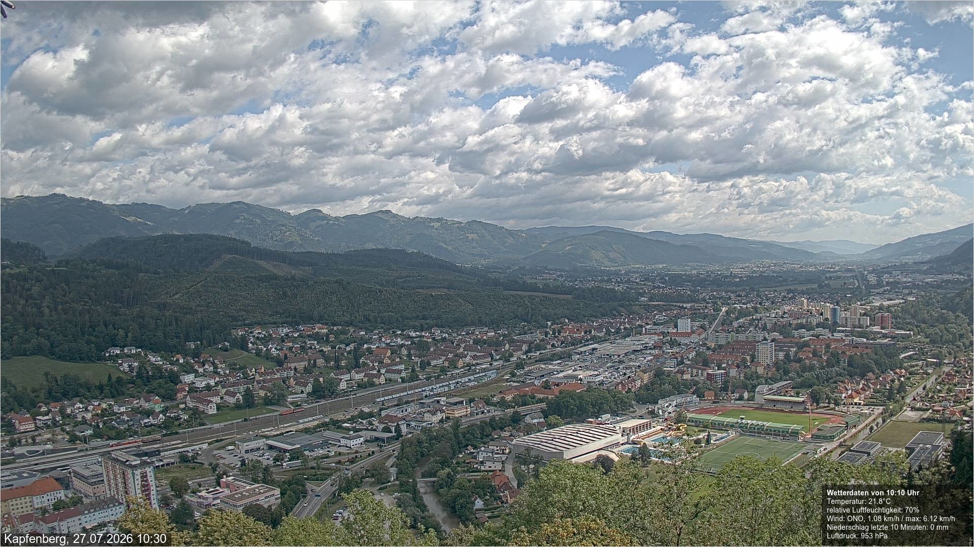 Archiv Foto Webcam Kapfenberg - Burg Oberkapfenberg