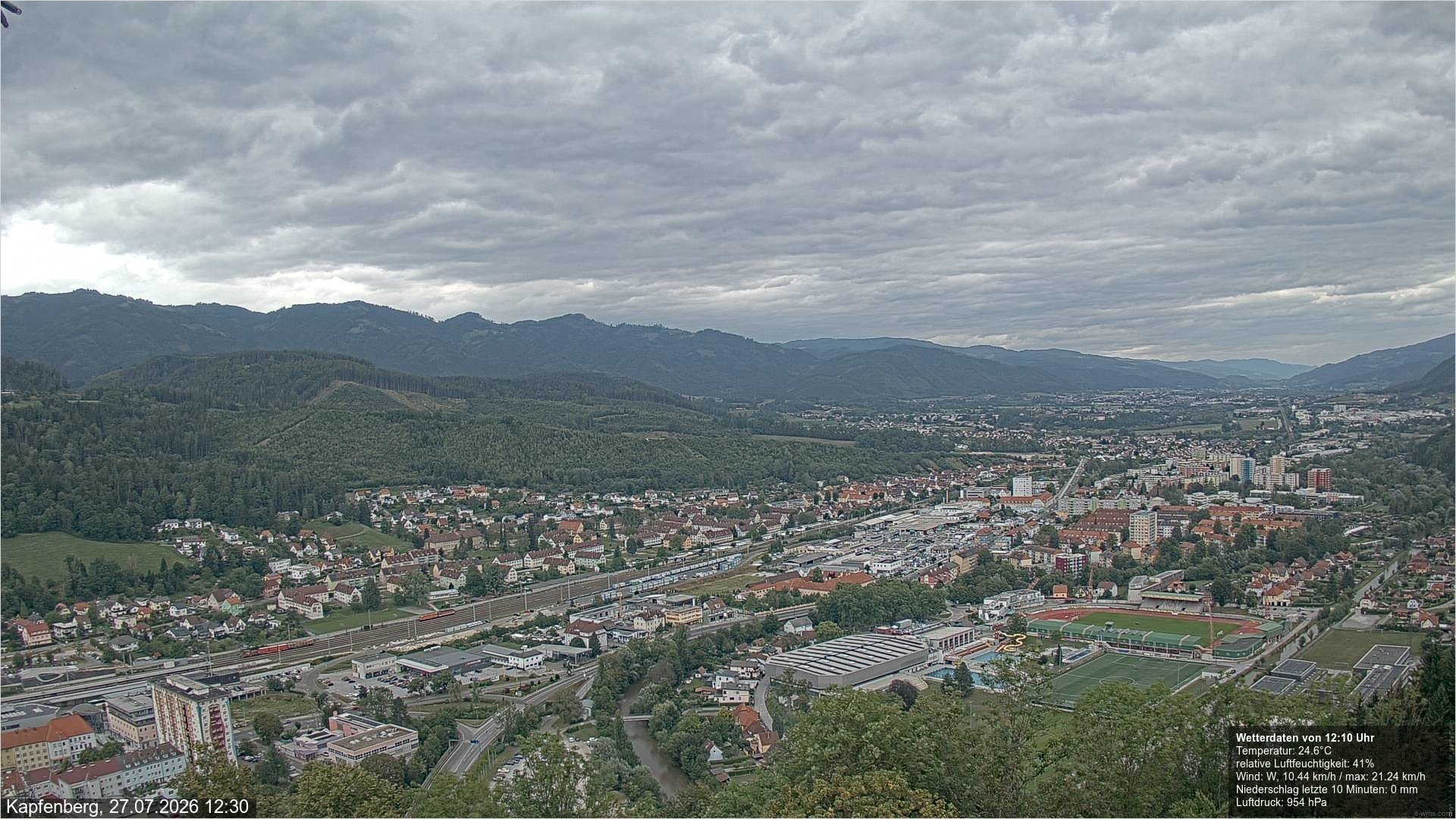 Archiv Foto Webcam Kapfenberg - Burg Oberkapfenberg