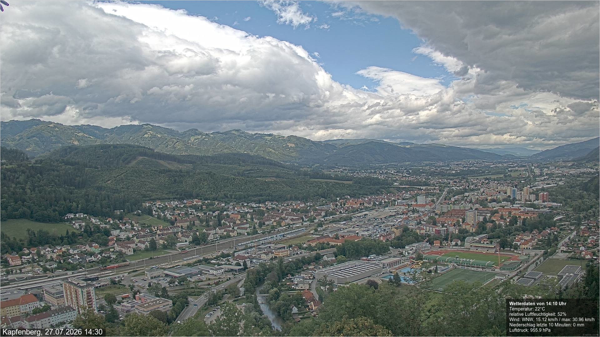 Archiv Foto Webcam Kapfenberg - Burg Oberkapfenberg