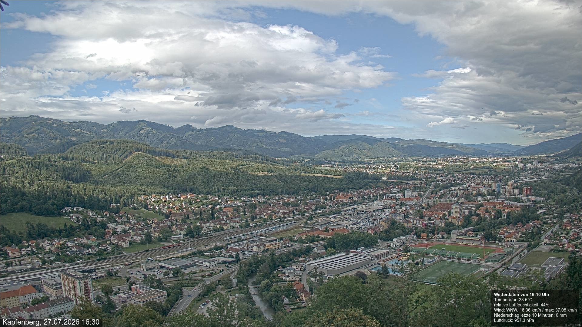 Archiv Foto Webcam Kapfenberg - Burg Oberkapfenberg