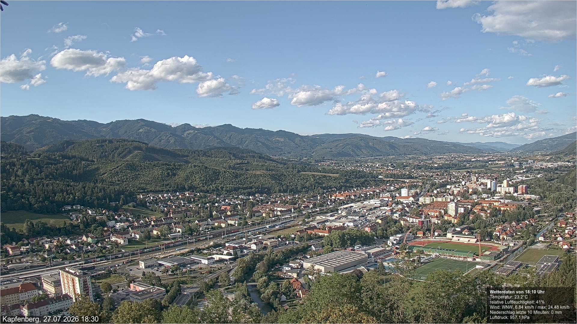 Archiv Foto Webcam Kapfenberg - Burg Oberkapfenberg