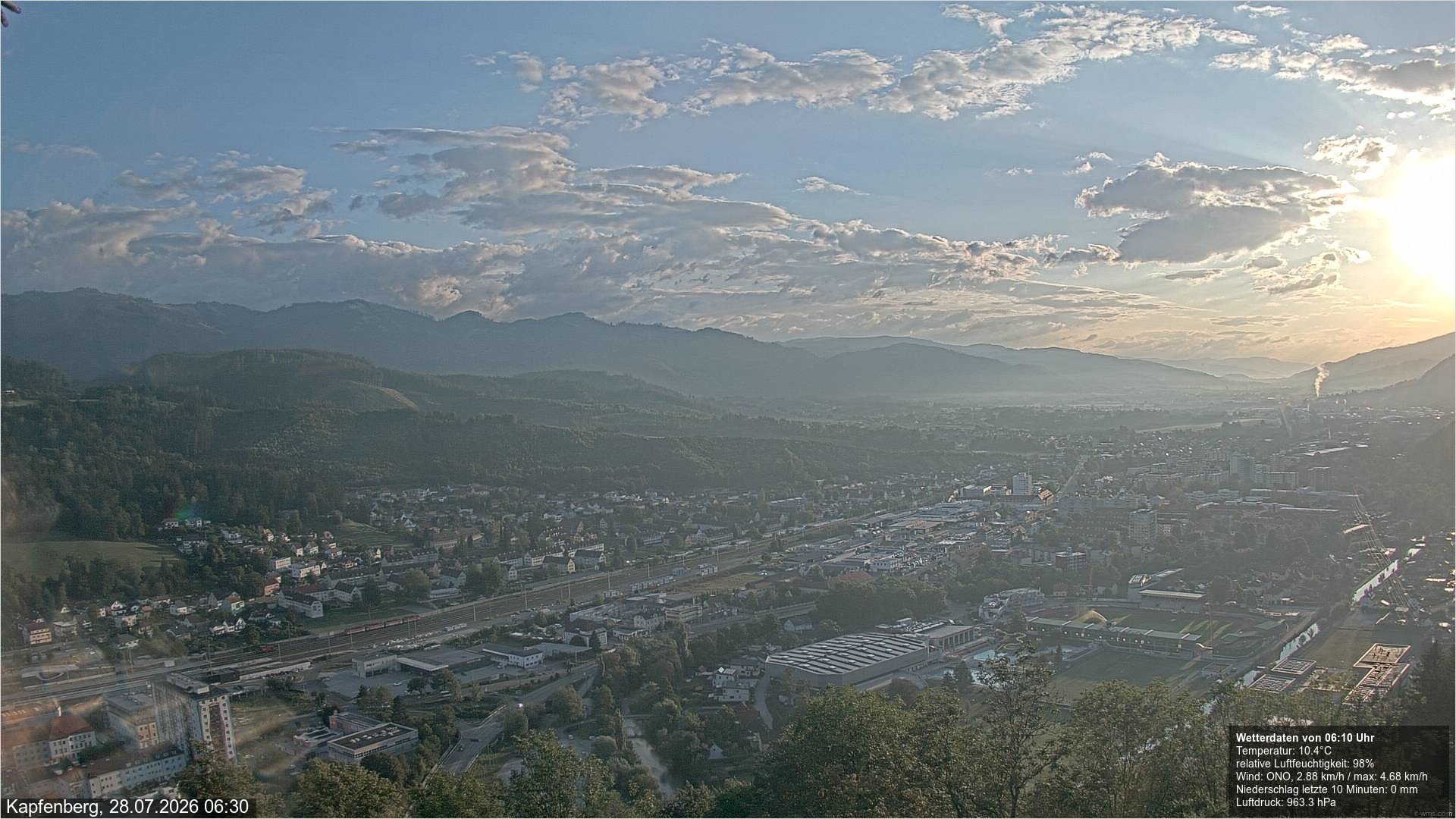 Archiv Foto Webcam Kapfenberg - Burg Oberkapfenberg