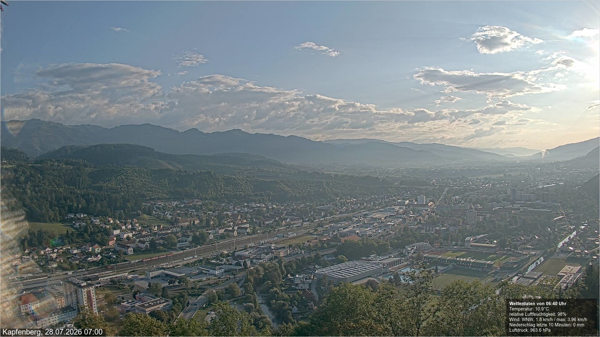 Archiv Foto Webcam Kapfenberg - Burg Oberkapfenberg