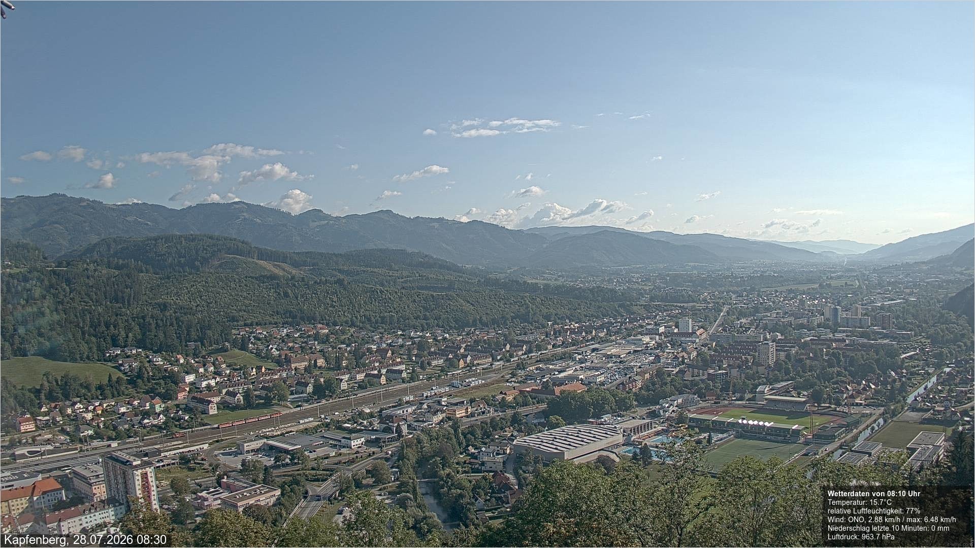 Archiv Foto Webcam Kapfenberg - Burg Oberkapfenberg
